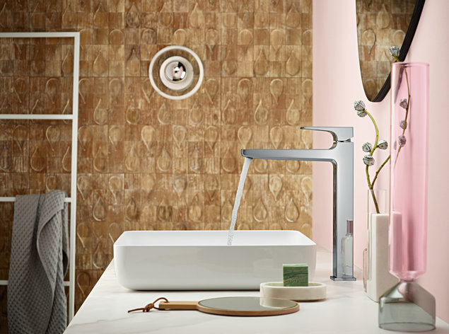 Uute kõrgkvaliteetsete pinnaviimistlustega pakub hansgrohe mitmekesise valiku vannitoa disainimiseks.