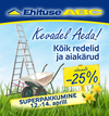 EhituseABC kauplustes kõik redelid ja aiakärud vähemalt -25%