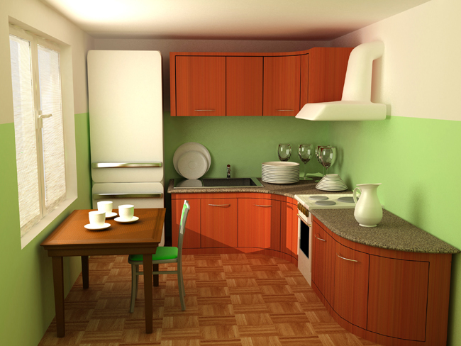 Скачать бесплатно видеокурс Моделирование кухни в 3Ds Max .