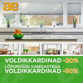 Avaeksperdis Voldikkardinad -30% Avaeksperdis Voldikkardinad -30%