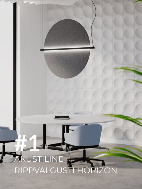 Pildil: Impact Acoustics akustiline rippvalgusti Horizon Allikas: elkemoobel.ee