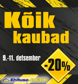 EhituseABC kauplustes KÕIK KAUBAD -20%