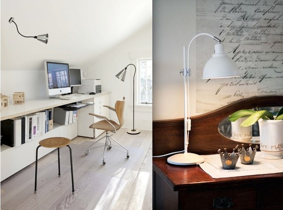 Universalile valgustid (paremal) ja Magnum lauavalgusti (vasakul)