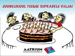 Aatriumil on sünnipäev! Aatriumil on sünnipäev!