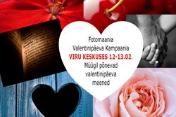 Fotomaania Valentinipäeva Kampaania Viru-Keskuses 12-13.02