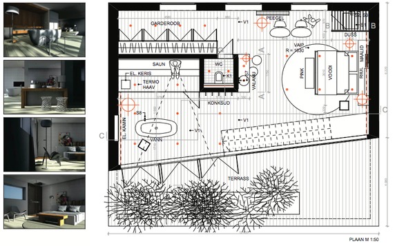 AXOR- WERMSTOCK DISAINI KONKURSS 2012  I koht
ERAMU ELUKORRUSE AVATUD VANNITUBA. Autor: Jelizaveta Sedler