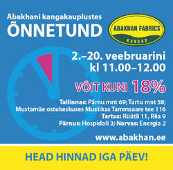 ÕNNETUND ABAKHANIS ÕNNETUND ABAKHANIS