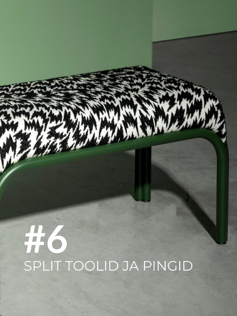 Pildil: Johanson Design istepink Split on saadaval ka toolide ning pukkidena. Allikas: elkemoobel.ee