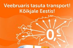 Veebruaris tasuta transport kõikjale Eestis