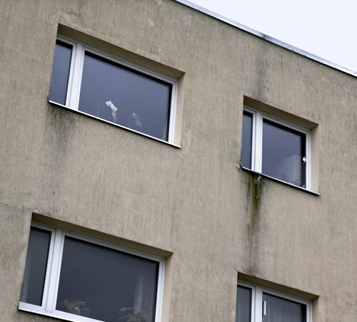 Tsinkplekist aknalauad ja parapetiplekk on määrinud kogu fassaadi. Allikas: www.toode.ee