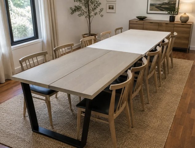 Elektriliselt reguleeritavat kirjutuslauda saab kasutada söögilaua pikendusena/ lisalauana suurematele seltskondadele