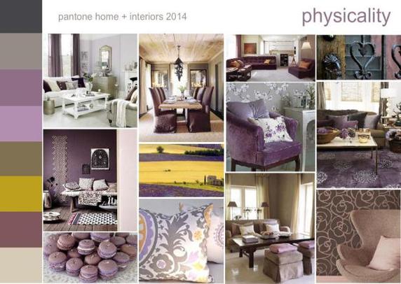 Inspiratsiooni ja 2014 sisekujudnustrendide vihjed Rosslyn Tebbut-ilt. Allikas: www.myperfectcolor.com, www.sampleboard.com