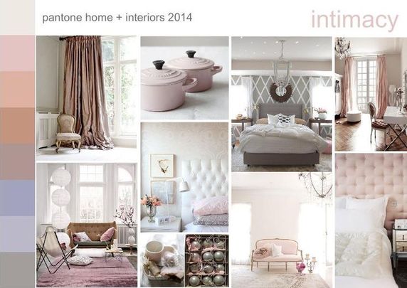 Inspiratsiooni ja 2014 sisekujudnustrendide vihjed Rosslyn Tebbut-ilt. Allikas: www.myperfectcolor.com, www.sampleboard.com