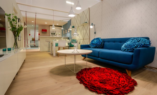 Foto: Interjöör 2014 messil esitletud näidiskorter Allikas: www.sisustusmess.ee