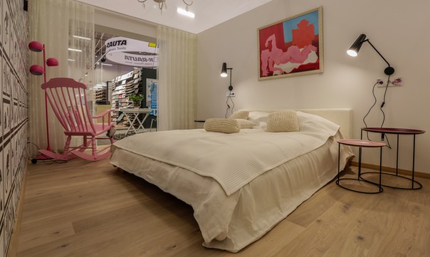 Foto: Interjöör 2014 messil esitletud näidiskorter Allikas: www.sisustusmess.ee