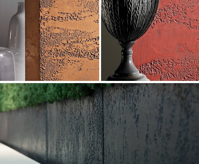 Travertino Romano Design - kollane, punane ja must. Allikas: www.floorin.ee