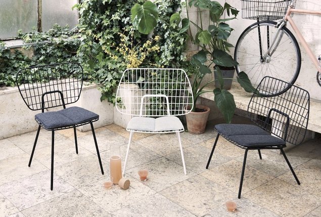 Õhulise disainiga WM String õuetoolid Allikas: elkemoobel.ee