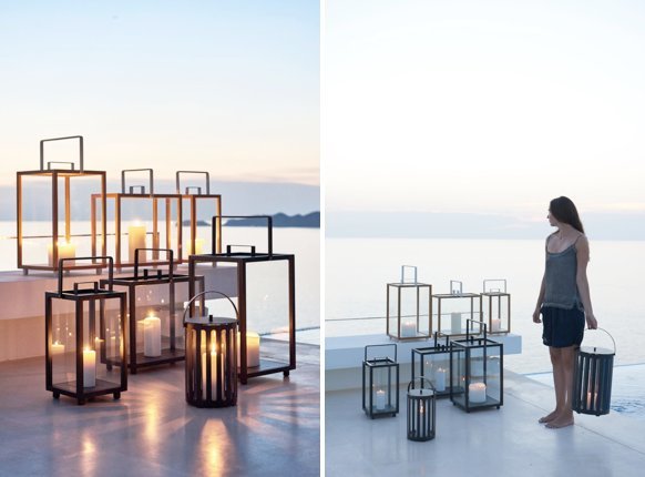 Lighthouse ja Lighttube küünlalaternad lisavad õuealale hubasust Allikas: elkemoobel.ee