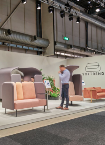  Softrend esitles Stockholmi mööblimessil uudset Loovnurga kontseptsiooni avaliku ruumi sisustamiseks