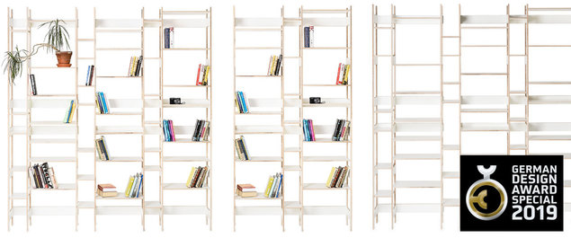2019 German Design Award Special Mention’i võitnud LIFT-riiul (Radis furniture)