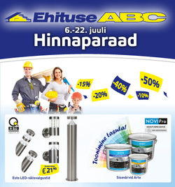 EhituseABC-s 6.-24. juuli HINNAPARAAD!