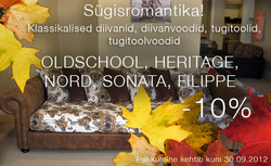 Sügisromantika salongis Sophisticated Living! Sügisromantika salongis Sophisticated Living!