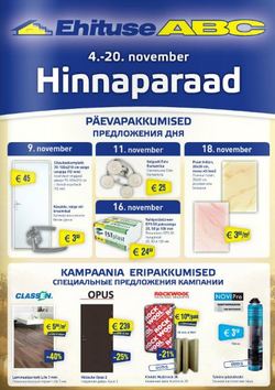 EhituseABC-s 4.-20. november HINNAPARAAD!