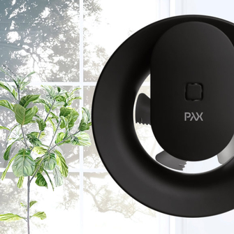 PAX Norte ventilaator, matt must PAX Norte ventilaator, matt must