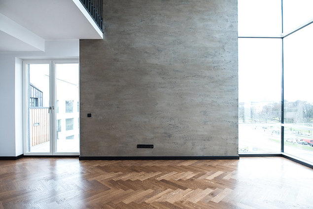 Oikos Travertino Romano Monolitico + Pallas toon: Design Black + ST1192