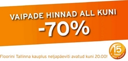 Vaibad kuni -70%