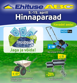 EhituseABC-s 5.-15. aprill HINNAPARAAD!