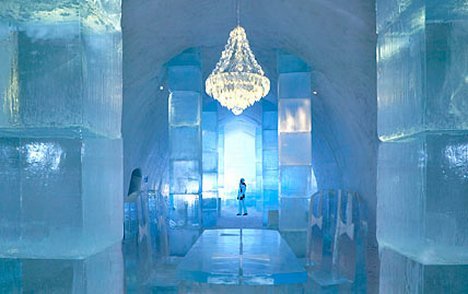 Jäähotell Rootsis. Allikas: www.dailymail.co.uk