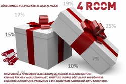 4ROOM'i jõulud tulevad varakult! 4ROOM'i jõulud tulevad varakult!