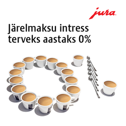 Espressomasina järelmaksu intress 0%!