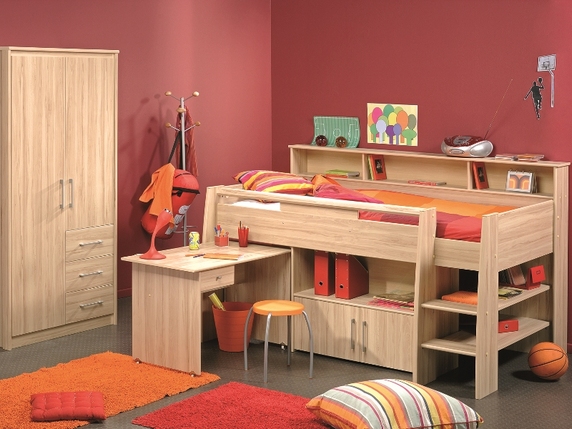 Funktsionaalne lastetoamööbel. Alkuperä: www.childrensfunkyfurniture.com