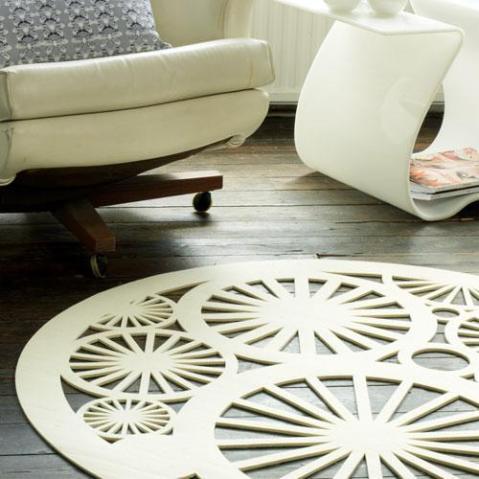 Vilditud 100% meriinovillast talvemeeleollu sobiv vaip. Allikas: designawards.wordpress.com