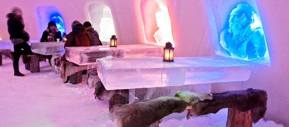 Lumerestoran Allikas: www.discoveringfinland.com