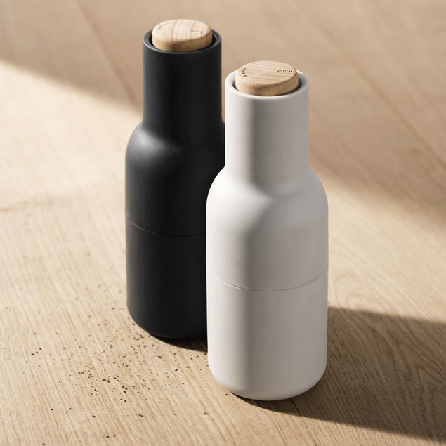 Ülipopulaarsed Bottle Grinder soola- ja pipraveskid on müügil kaheste komplektidena. Tootja: Menu Allikas: www.google.com