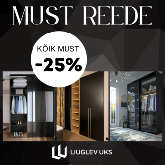 LIUGLEVAS UKSES ON MUSTA REEDE SOODUSPAKKUMISED LIUGLEVAS UKSES ON MUSTA REEDE SOODUSPAKKUMISED