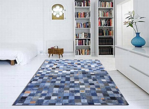 Teksajääkidest soe puuvillane vaip.  Allikas: www.gasjeans.com