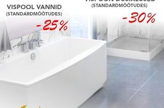 Vannituba.ee's on kuni aasta lõpuni sooduspakkumised